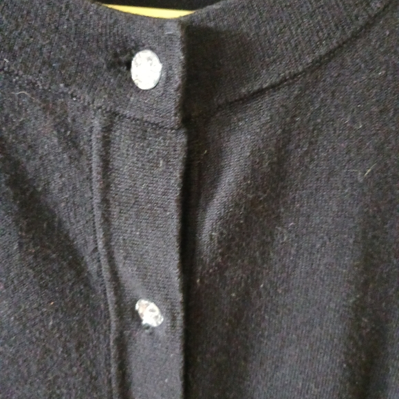 Black Denver Hayes Cardigan - Picture 4 of 7